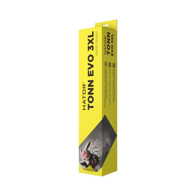 Tappetino per mouse gaming HATOR Tonn EVO 3XL Angry bunny
