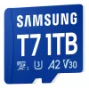 Scheda microSD Samsung T7, 1 TB, MicroSDXC, UHS-I, 170 MB/s, classe 3 (U3), V30