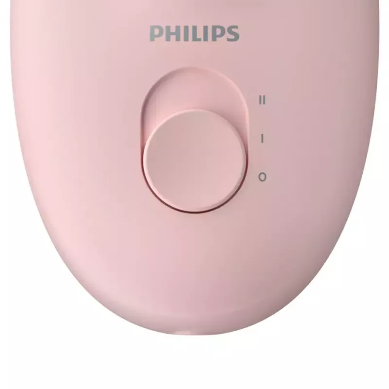 Philips Satinelle Essential BRE285/00 epilatore con filo, bianco/rosa