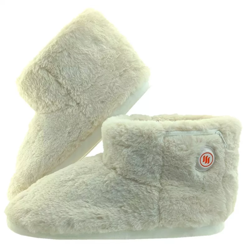 Glovii GQ7M pantofole pantofola chiusa unisex crema