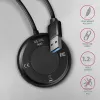 Hub AXAGON HUE-P1AL 4 porte USB 3.2 Gen 1 ROTONDO