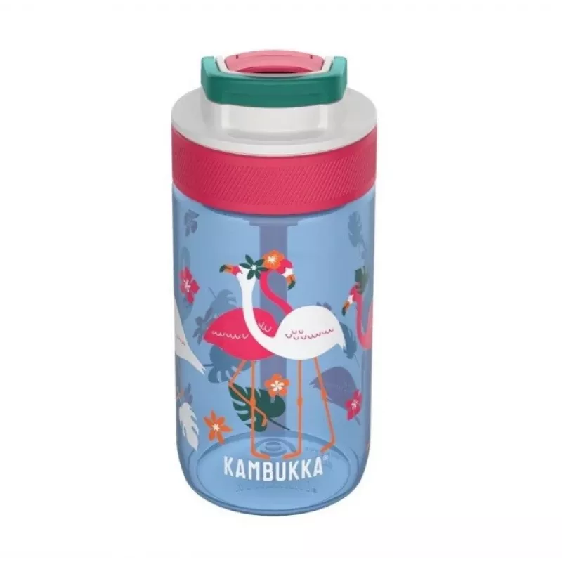 Borraccia Kambukka Lagoon 400ml Blue Flamingo per bambino