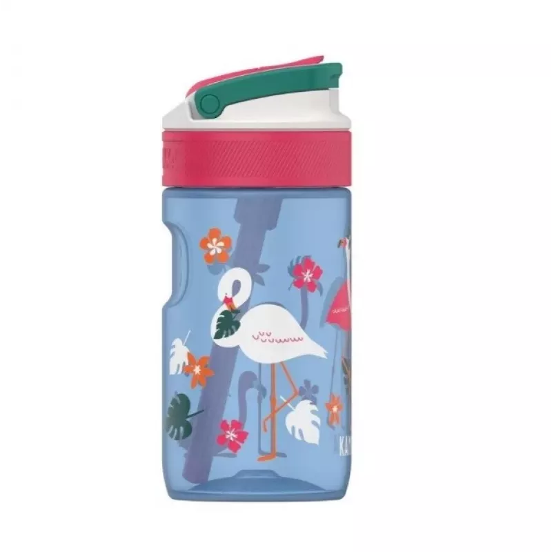 Borraccia Kambukka Lagoon 400ml Blue Flamingo per bambino