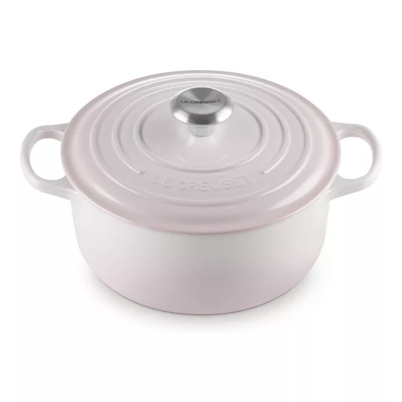 Le Creuset Signature tegame rotondo in ghisa 24 cm shell pink