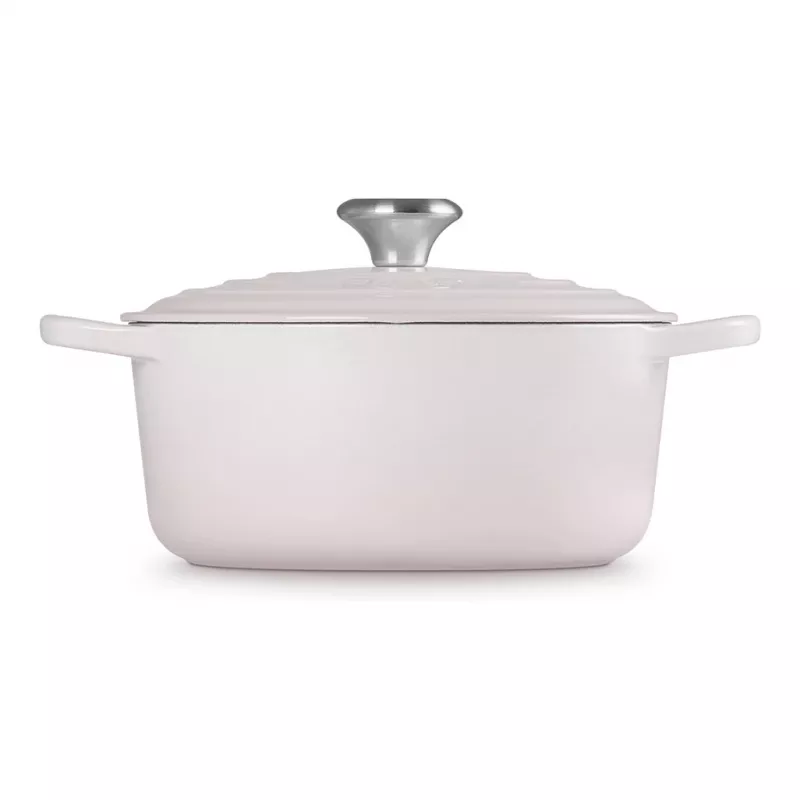 Le Creuset Signature tegame rotondo in ghisa 24 cm shell pink