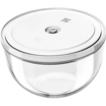 Contenitore per alimenti in vetro con coperchio ZWILLING FRESH & SAVE 4 L — trasparente, compatibile con il vuoto