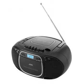 Lettore CD portatile JVC RC-E451B nero — CD/MP3, Bluetooth, FM 87,5–108 MHz, USB, AUX, 3,2 W RMS