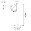 Activejet AJE-IDA 4IN1 lampada multifunzione, nero