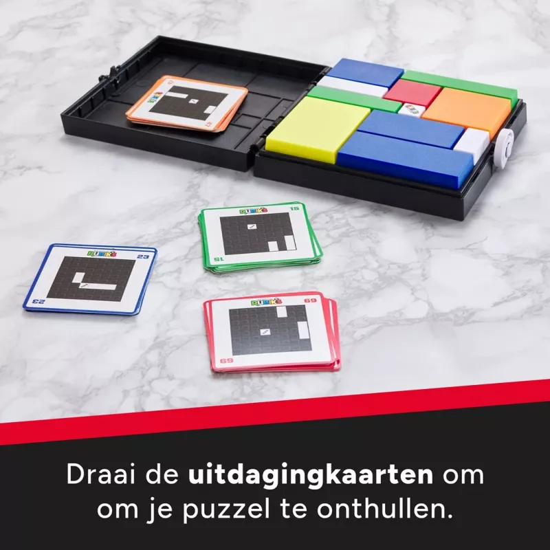 Gioco Rubik’s Cube Gridlock, il puzzle game che risolve problemi ispirato al classico giocattolo antistress, per adulti e bambini dai 7 anni