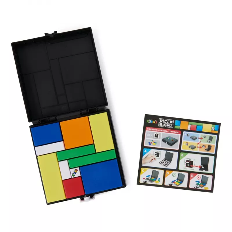 Gioco Rubik’s Cube Gridlock, il puzzle game che risolve problemi ispirato al classico giocattolo antistress, per adulti e bambini dai 7 anni