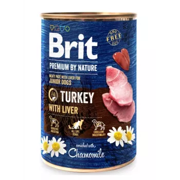 Brit Premium by Nature Junior Turkey with Liver cibo umido per cani 400 g