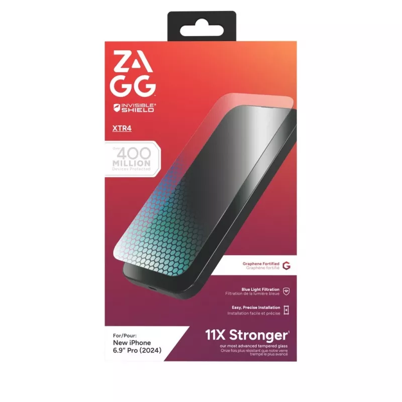Vetro temperato InvisibleShield Glass XTR4 Apple iPhone 16 Pro Max