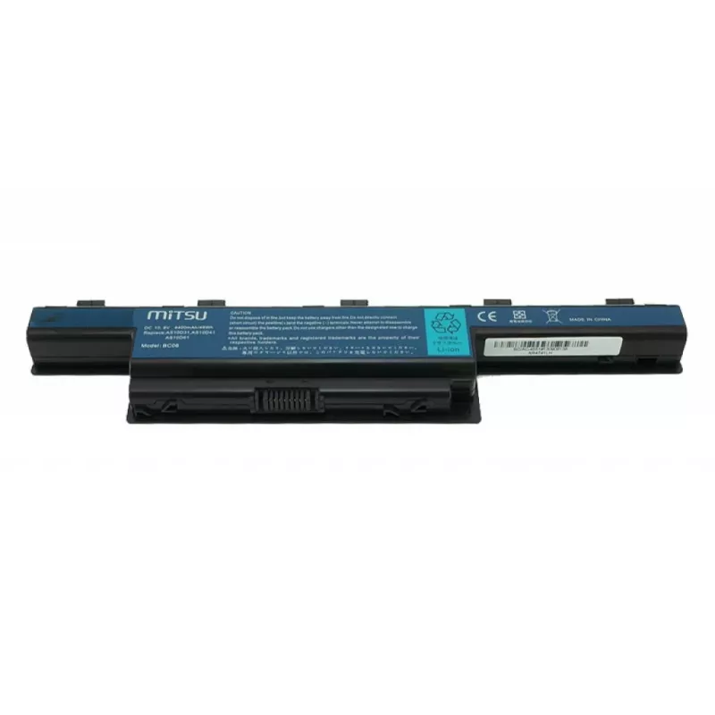 Batteria MITSU per Acer Aspire 4551 4741 5741 4400 mAh 10,8–11,1 V