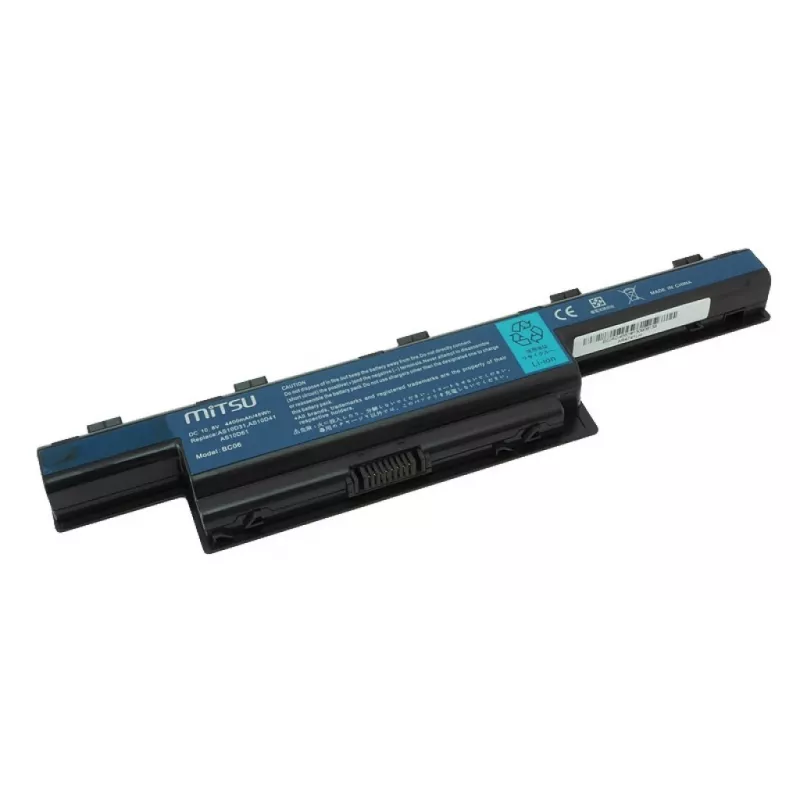 Batteria MITSU per Acer Aspire 4551 4741 5741 4400 mAh 10,8–11,1 V