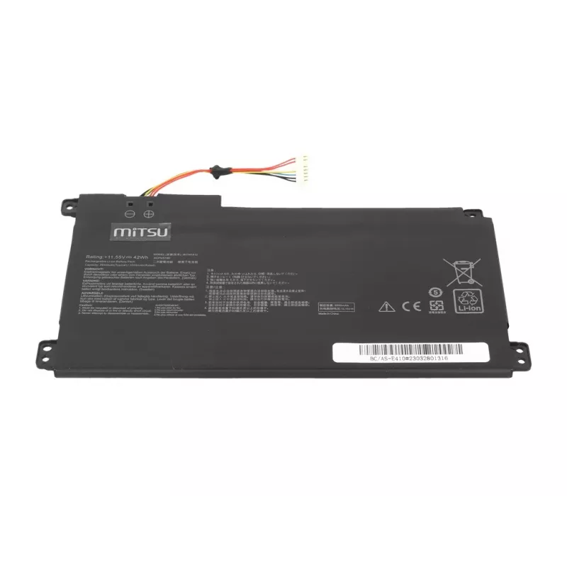 Batteria MITSU B31N912 per ASUS E410MA 3550 mAh Li-Ion