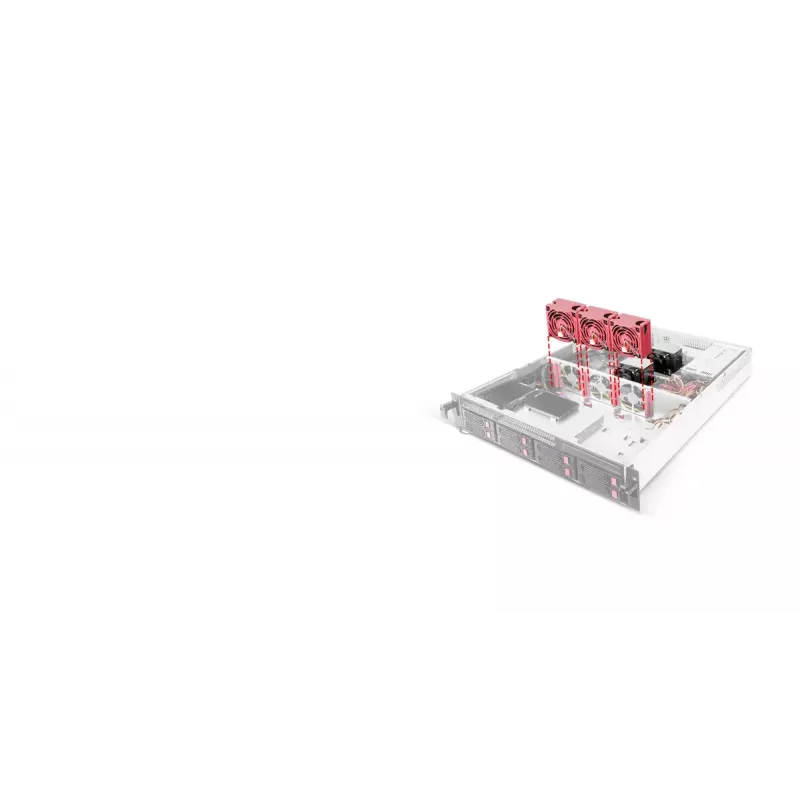Case per HDD Silverstone RM22-308 2,5/3,5 pollici 10 unità nero bianco