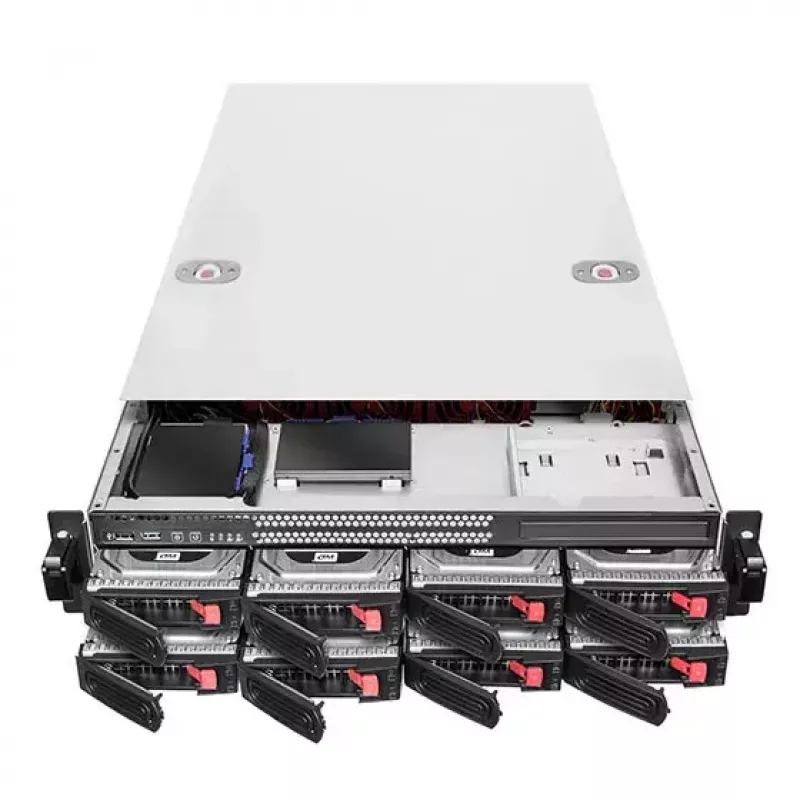 Case per HDD Silverstone RM22-308 2,5/3,5 pollici 10 unità nero bianco