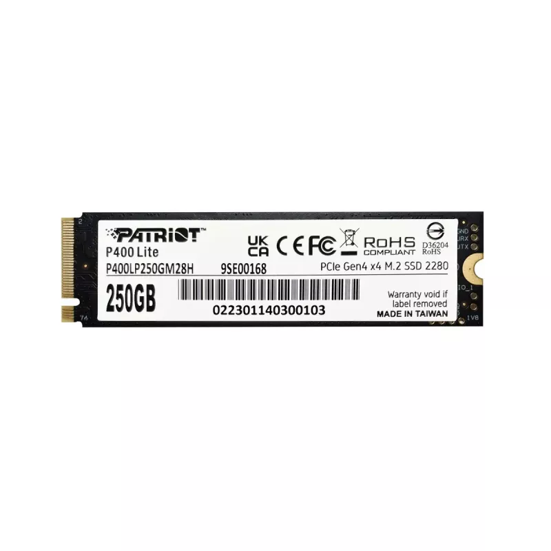Unità SSD Patriot Memory P400 Lite 250 GB M.2 PCI Express 4.0 NVMe