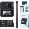 Action camera KanDao QooCam 3 Travel Combo – ripresa 360°, video 4K, supporto 3D