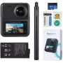 Action camera KanDao QooCam 3 Travel Combo – ripresa 360°, video 4K, supporto 3D