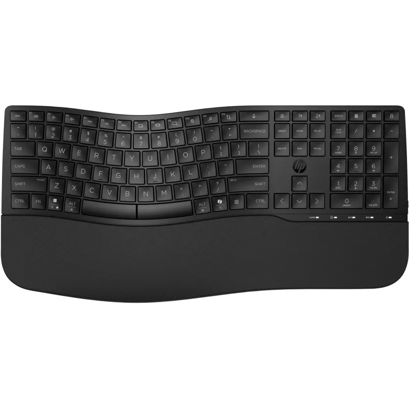 HP 680 Comfort tastiera Dual-Mode full-size wireless Bluetooth nero