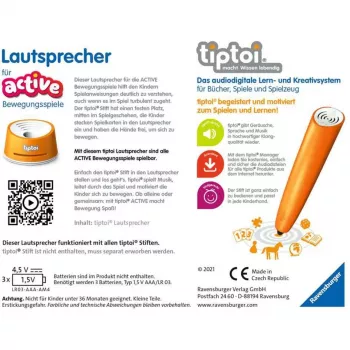 Altoparlante Ravensburger tiptoi 00093 multicolore batteria AAA