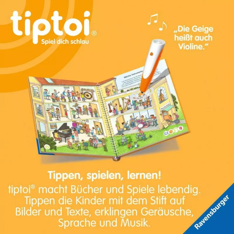 tiptoi Wieso? Weshalb? Warum? Wir entdecken Musik, libro didattico