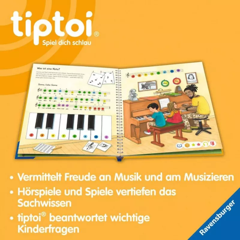 tiptoi Wieso? Weshalb? Warum? Wir entdecken Musik, libro didattico