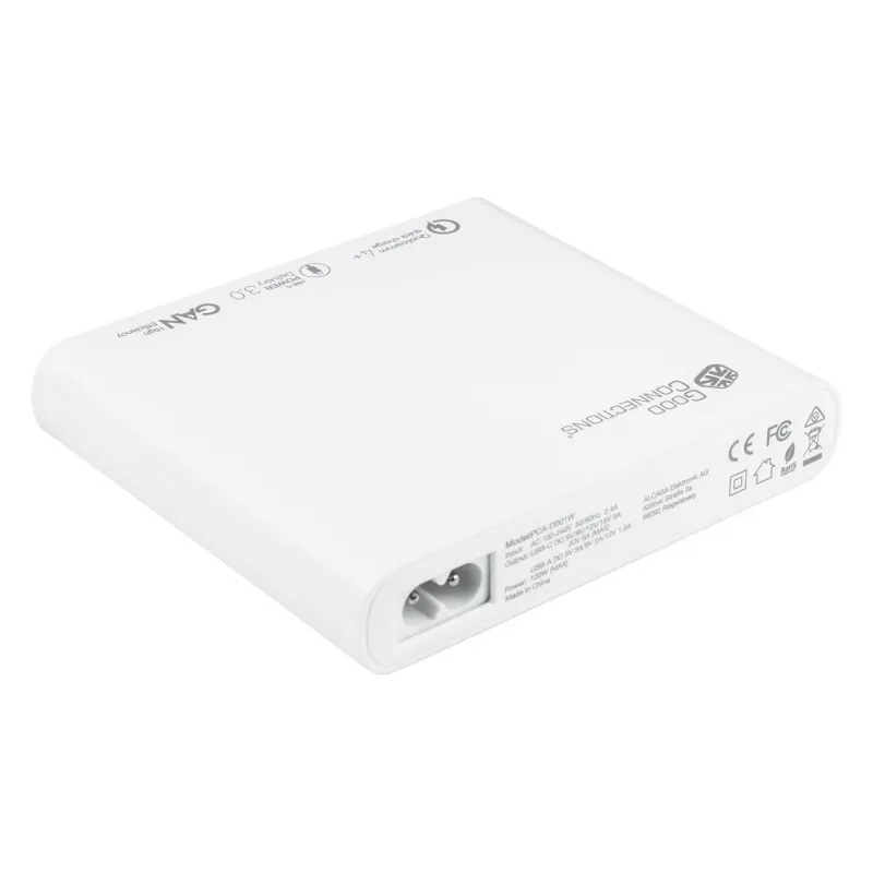 Caricabatterie per dispositivi mobili Alcasa PCA-D001W universale bianco AC ricarica rapida
