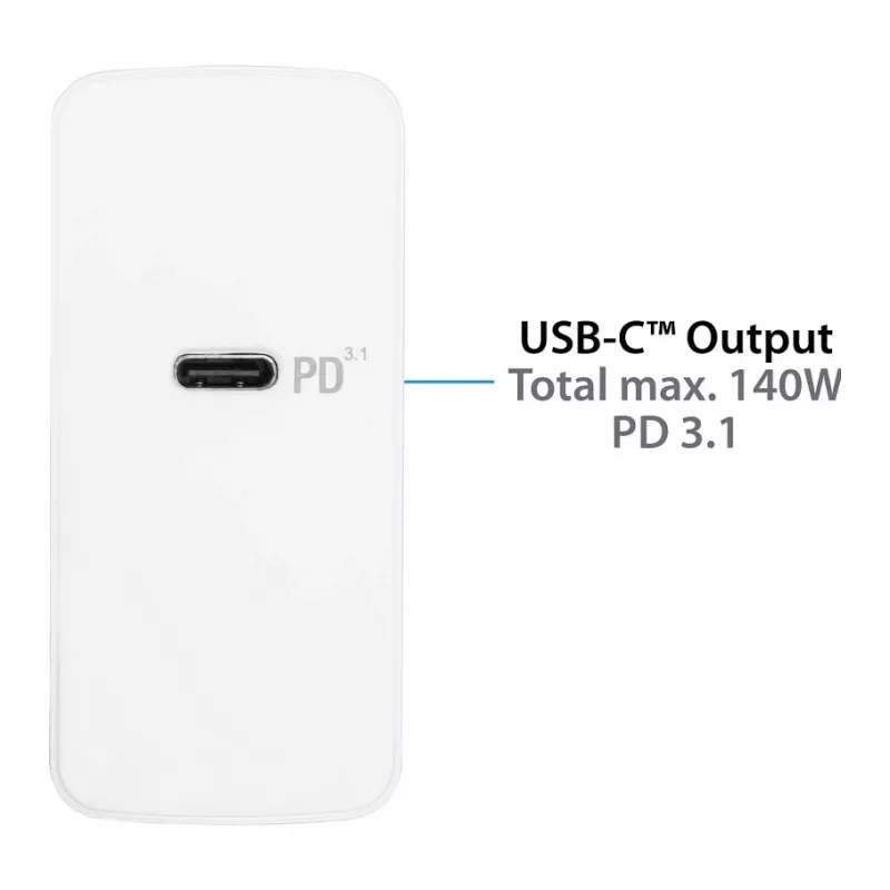 Caricabatterie per dispositivi mobili Alcasa PCA-W005W universale bianco AC ricarica rapida