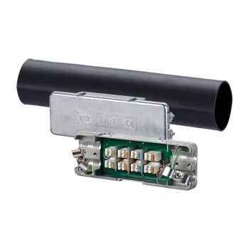 Extender di rete MetzConnect 130863-01-E per cavi Cat6-/Cat6a-/Cat7, 0,5 A corrente in ingresso