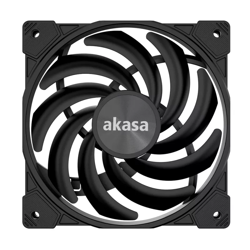 Ventola sottile Akasa Alucia XS 120 mm - nero