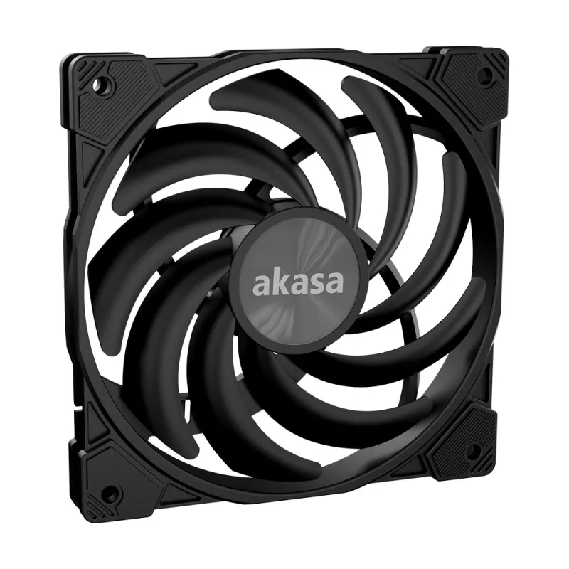 Ventola sottile Akasa Alucia XS 120 mm - nero