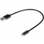 SANDBERG Adattatore Lightning - USB maschio a Lightning maschio - 20 cm - nero - per Apple iPad/iPhone/iPod (Lightning)