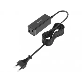 SANDBERG Alimentatore - 65 Watt - 3,25 A - PD, QC - 4 porte di uscita (2 x USB, 2 x USB-C)