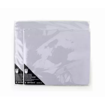 Tappetino per mouse Gembird MP-PRINT-S tappetino gaming, bianco, base in gomma, superficie in tessuto