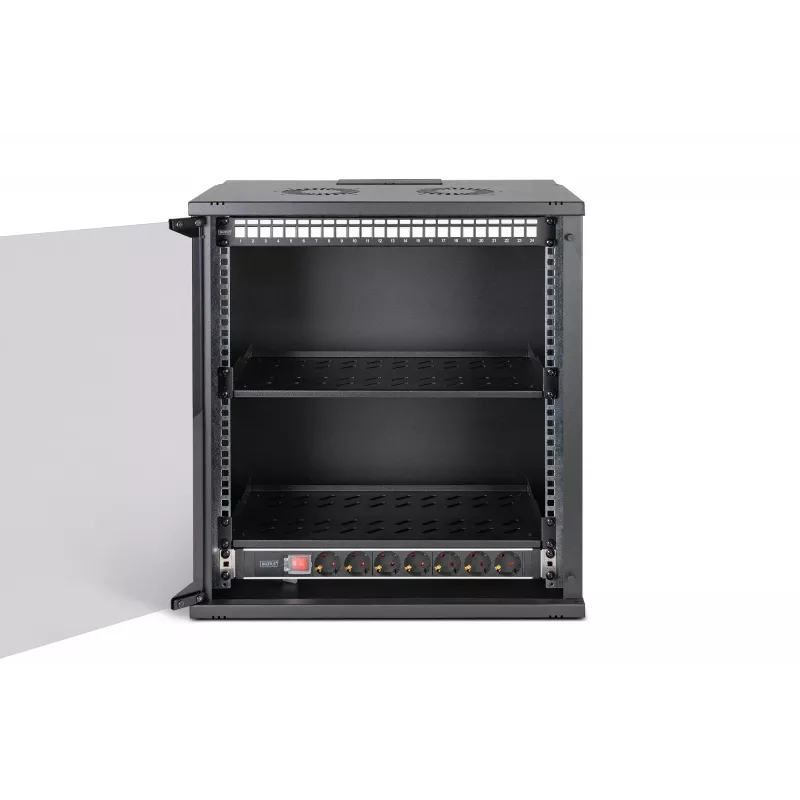 Set armadio di rete DIGITUS DN-49207-SET 12U 540×400 mm