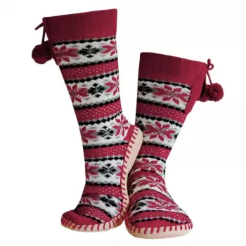 Pantofole stivaletti Glovii GQ5L unisex non specificato bordeaux