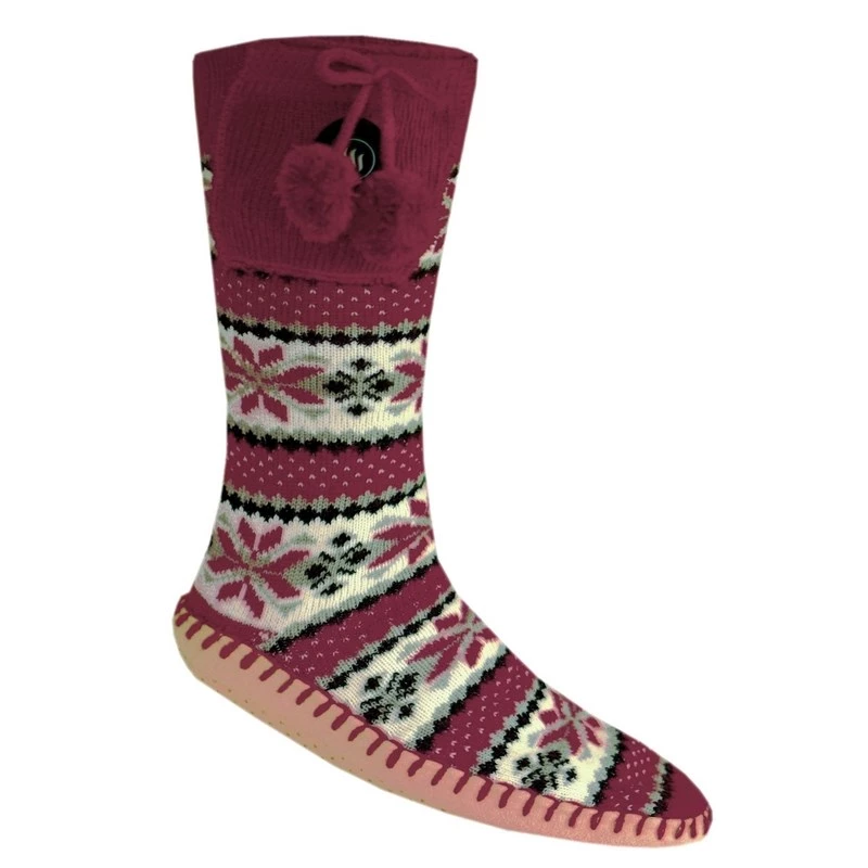 Pantofole stivaletti Glovii GQ5L unisex non specificato bordeaux