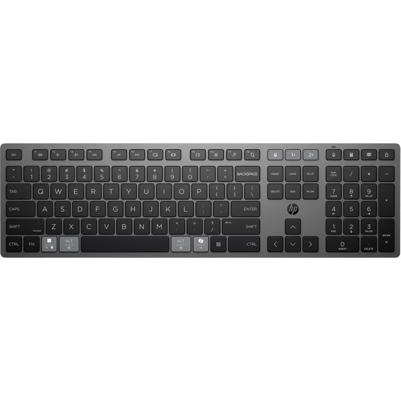 Tastiera wireless ricaricabile multi-dispositivo HP 720 full-size USB Bluetooth