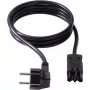 Cavo di collegamento apparecchi BACHMANN spina Schuko/femmina apparecchio GST18-3, nero, 7 m (375.1292)