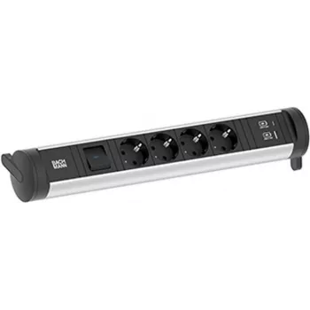 BACHMANN CYCLE Base 4xCEE7/3 1x interruttore 1xUSB A/C 22W 0,2m GST18