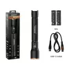 Torcia Duracell DF4000R nera – lampada portatile ricaricabile, design compatto