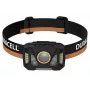 Torcia frontale Duracell DH1000R — nero/arancione, luce ricaricabile a mani libere