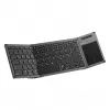 Inateck KB06101_STEEL GRAY Tastiera Home RF Wireless + Bluetooth QWERTZ inglese nera