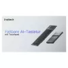 Inateck KB06101_STEEL GRAY Tastiera Home RF Wireless + Bluetooth QWERTZ inglese nera
