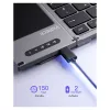 Inateck KB06101_STEEL GRAY Tastiera Home RF Wireless + Bluetooth QWERTZ inglese nera