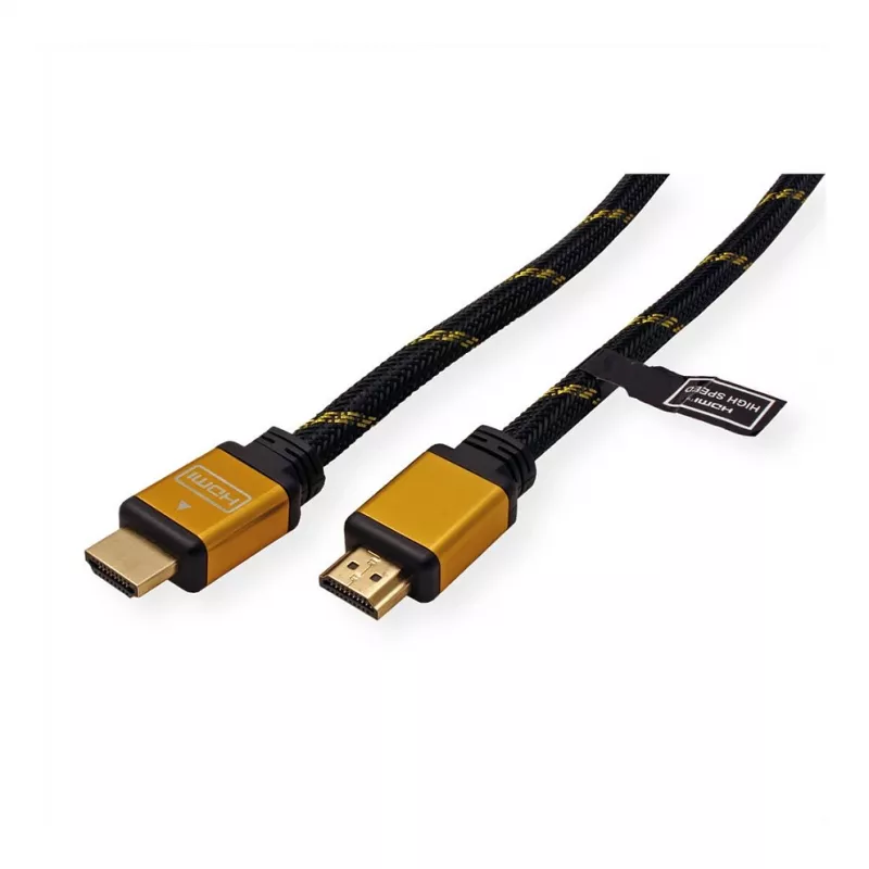 ROLINE Cavo HDMI High Speed Gold, ST-ST 1,0m (11.04.5561)