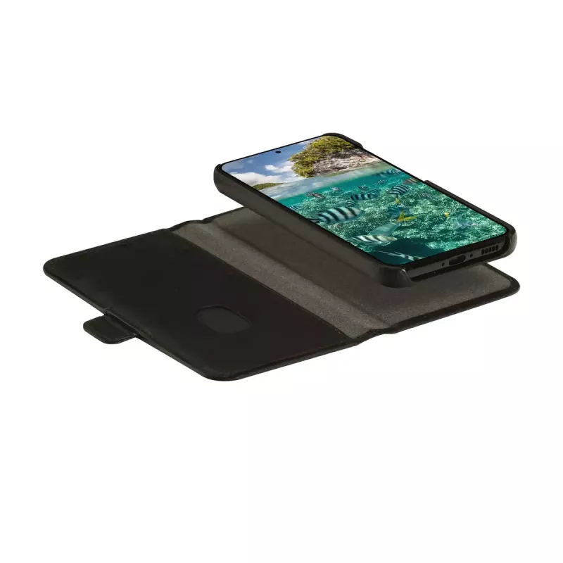 Custodia folio dbramante1928 Galaxy S23 nera 3 scomparti per carte