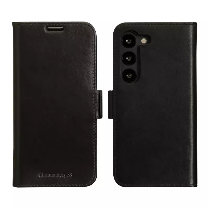 Custodia folio dbramante1928 Galaxy S23 nera 3 scomparti per carte
